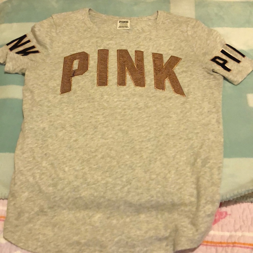 PINK short sleeve Bling t shirt